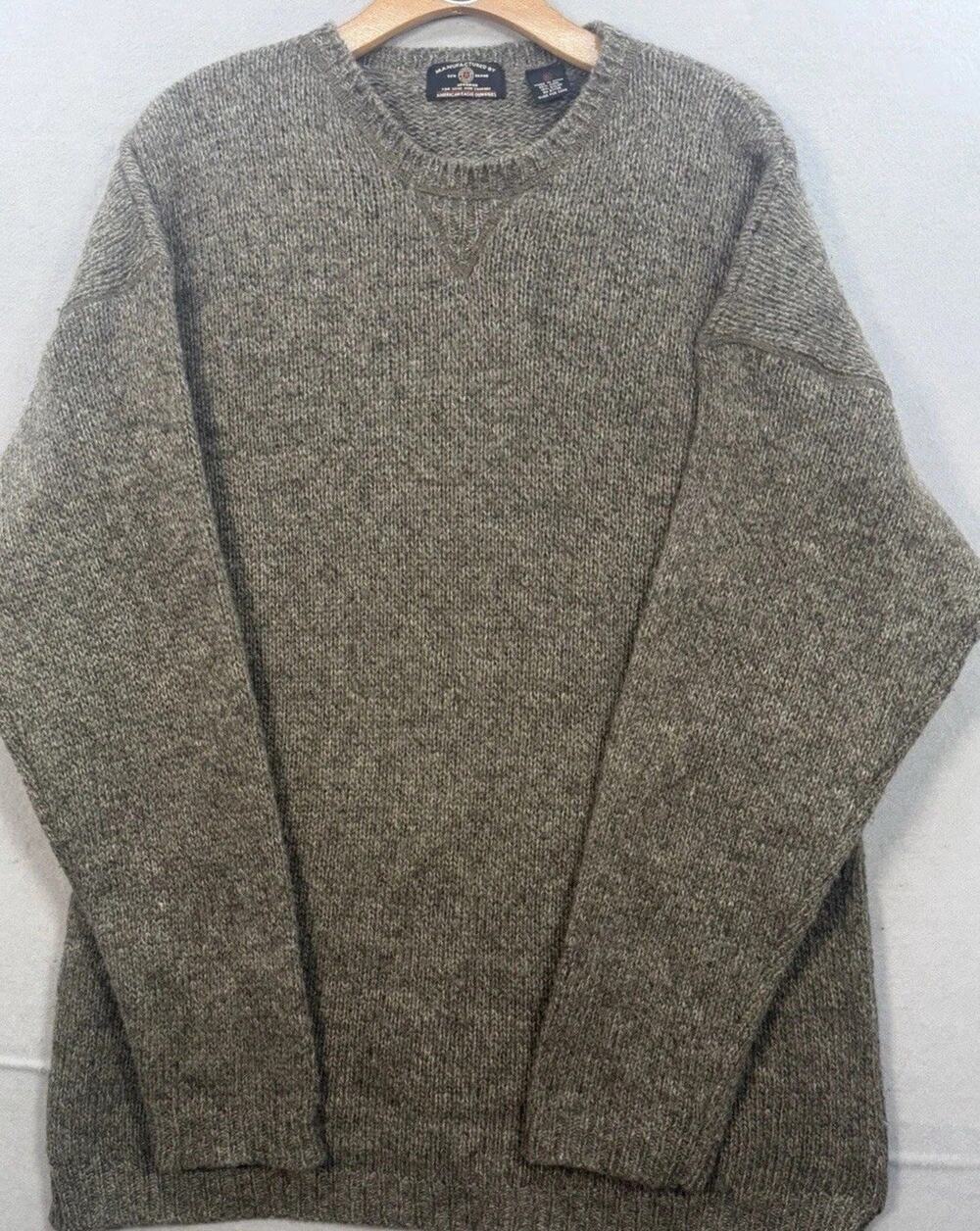 Vintage American Eagle Outfitters knit wool Blend sweater, Brown Size Men’s XL